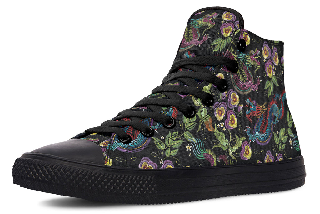 Dragon Noir High Tops (Wide)