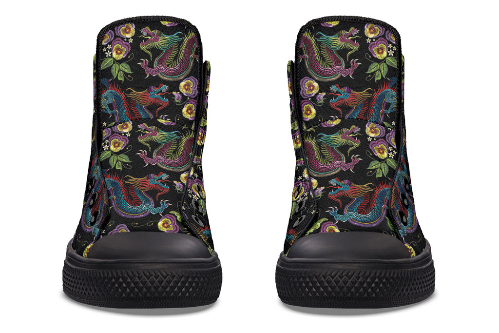 Dragon Noir High Tops (Wide)