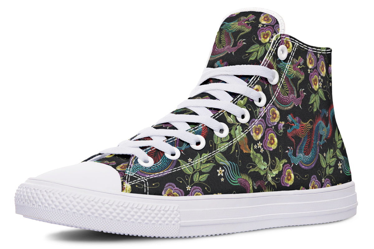 Dragon Noir High Tops (Wide)