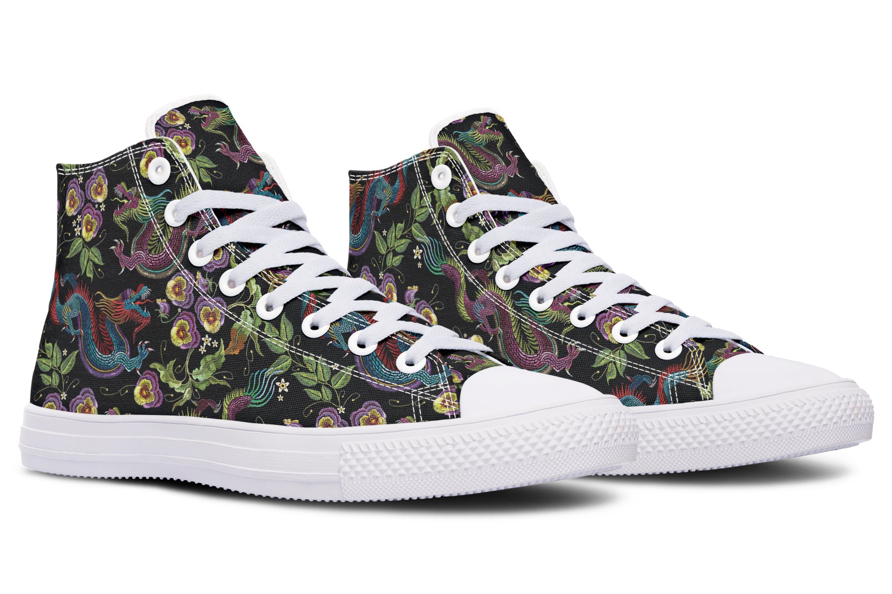 Dragon Noir High Tops (Wide)