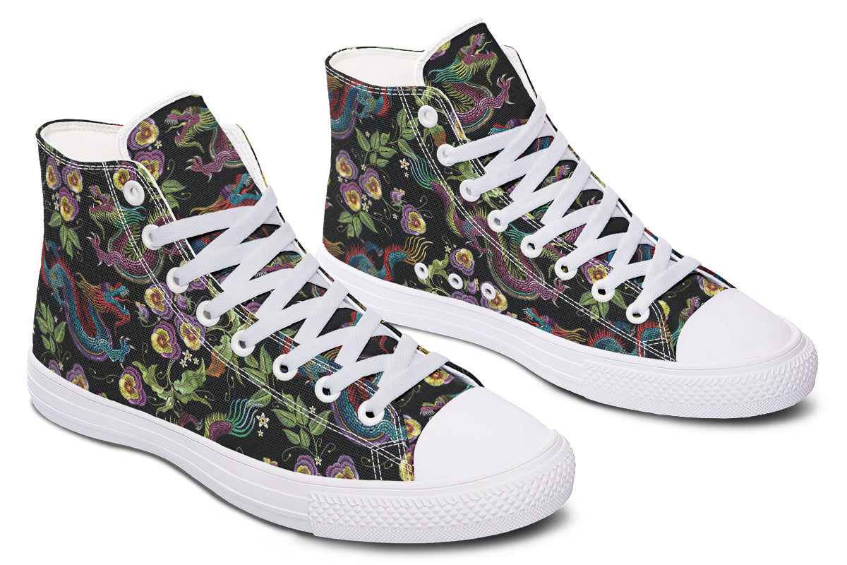 Dragon Noir High Tops (Wide)