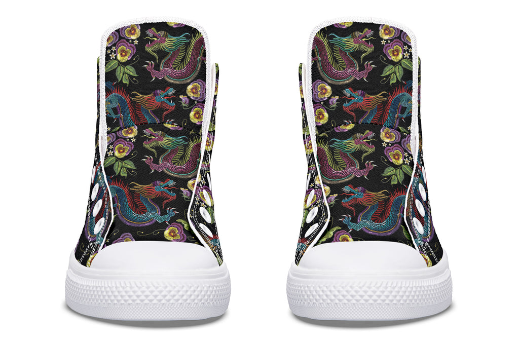 Dragon Noir High Tops (Wide)