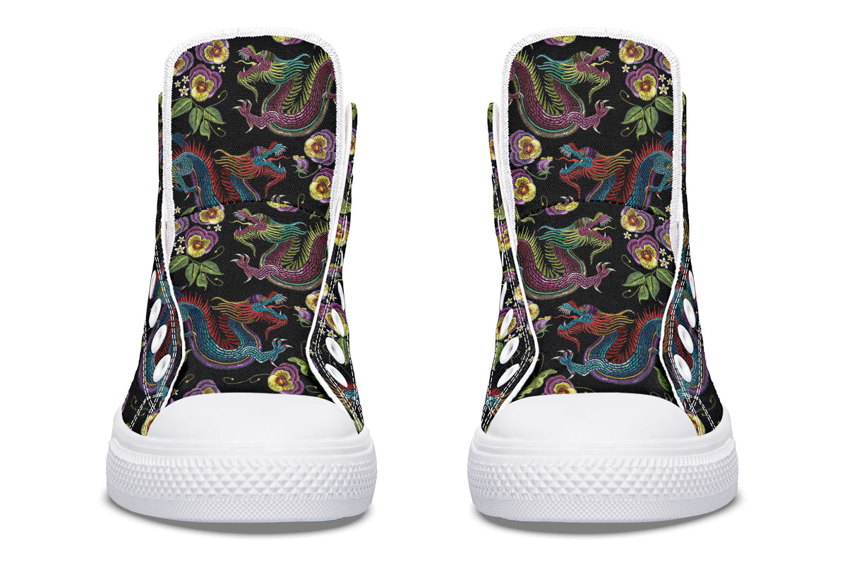 Dragon Noir High Tops (Wide)