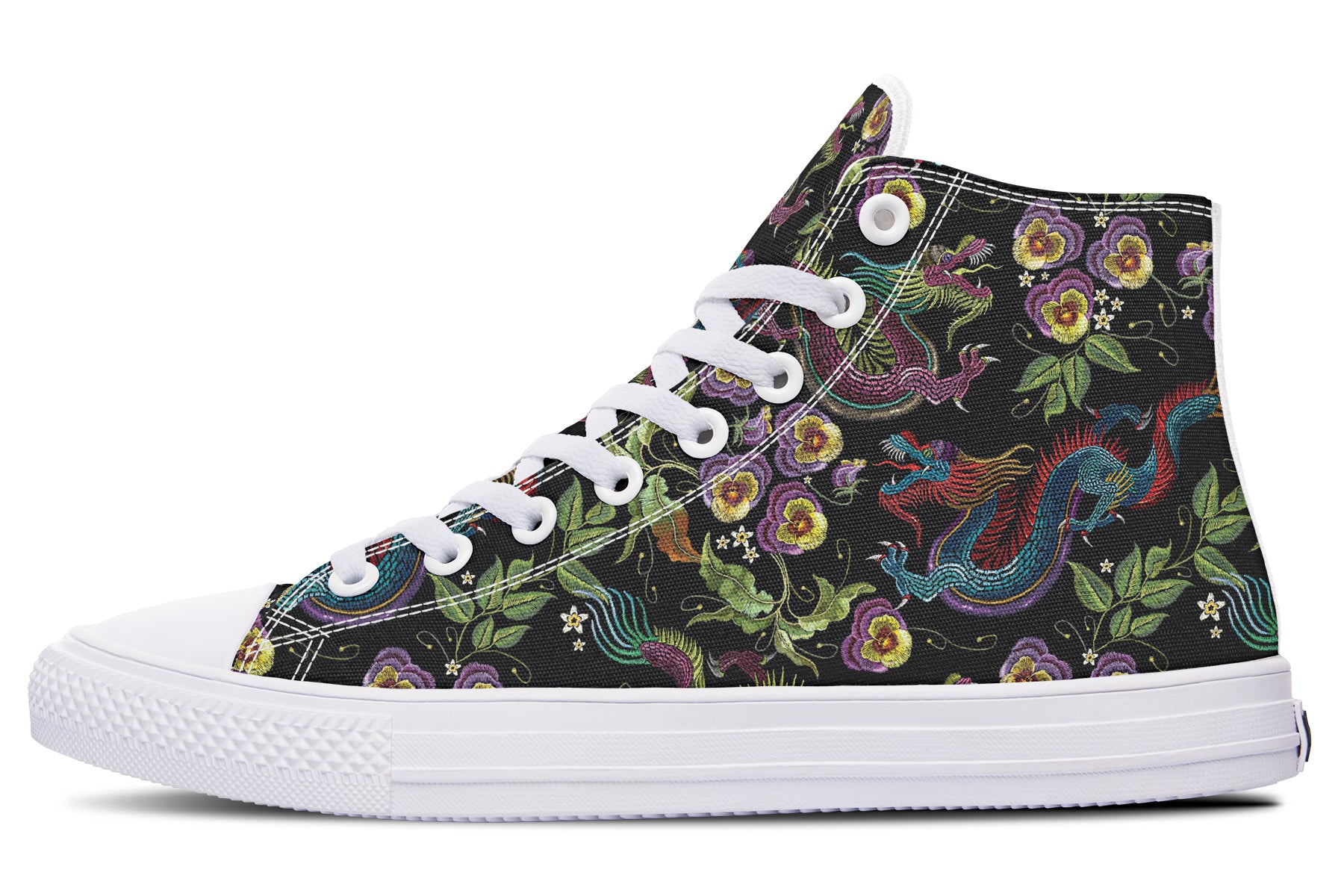 Dragon Noir High Tops (Wide)