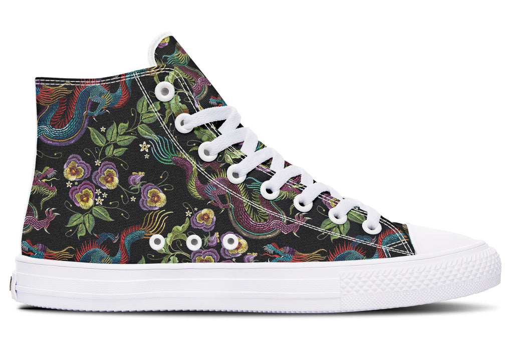 Dragon Noir High Tops (Wide)