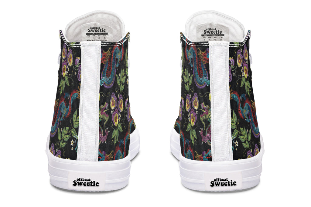 Dragon Noir High Tops (Wide)