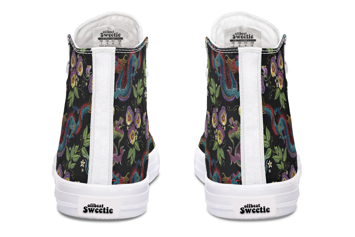 Dragon Noir High Tops (Wide)