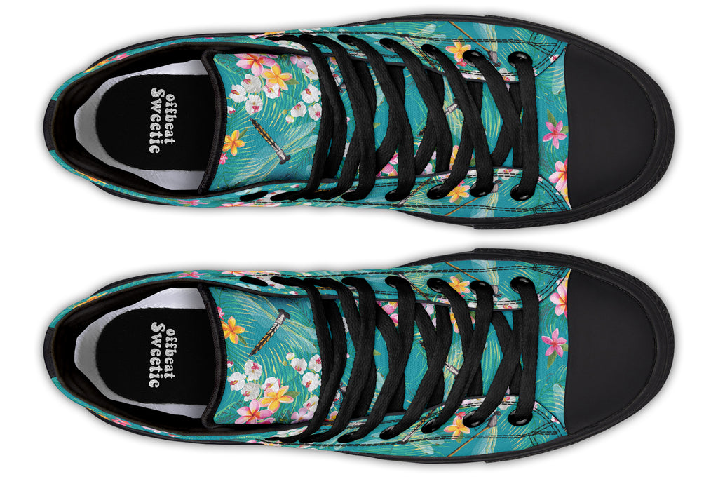 Dragonflies High Tops - Offbeat Sweetie
