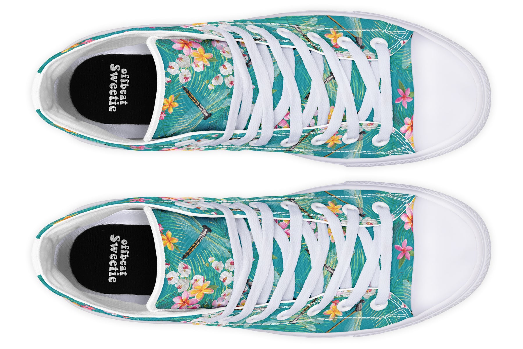 Dragonflies High Tops - Offbeat Sweetie