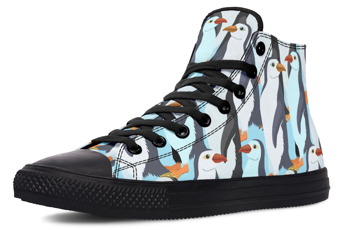 Penguin Party High Tops - Offbeat Sweetie