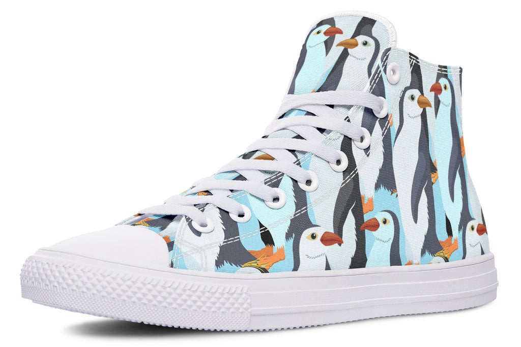 Penguin Party High Tops - Offbeat Sweetie