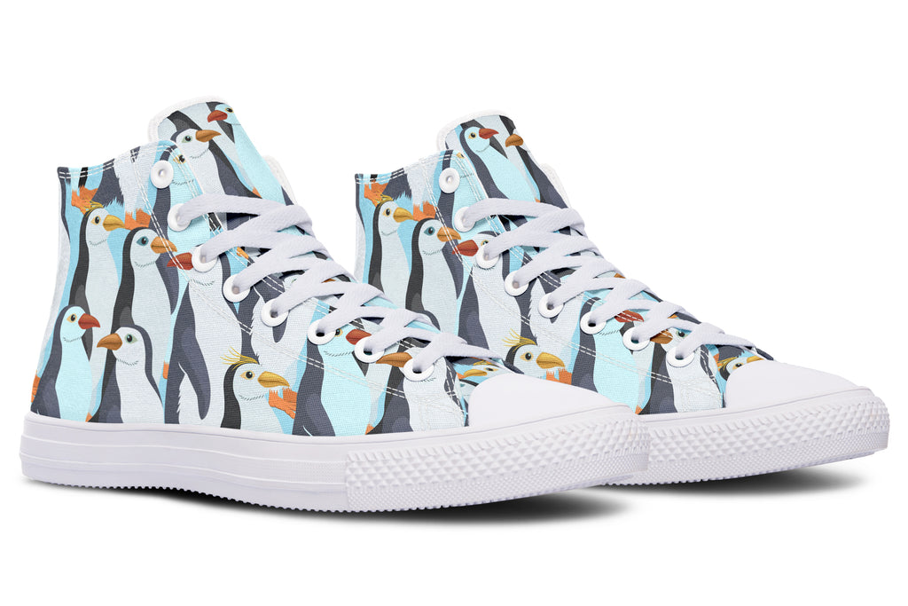 Penguin Party High Tops - Offbeat Sweetie
