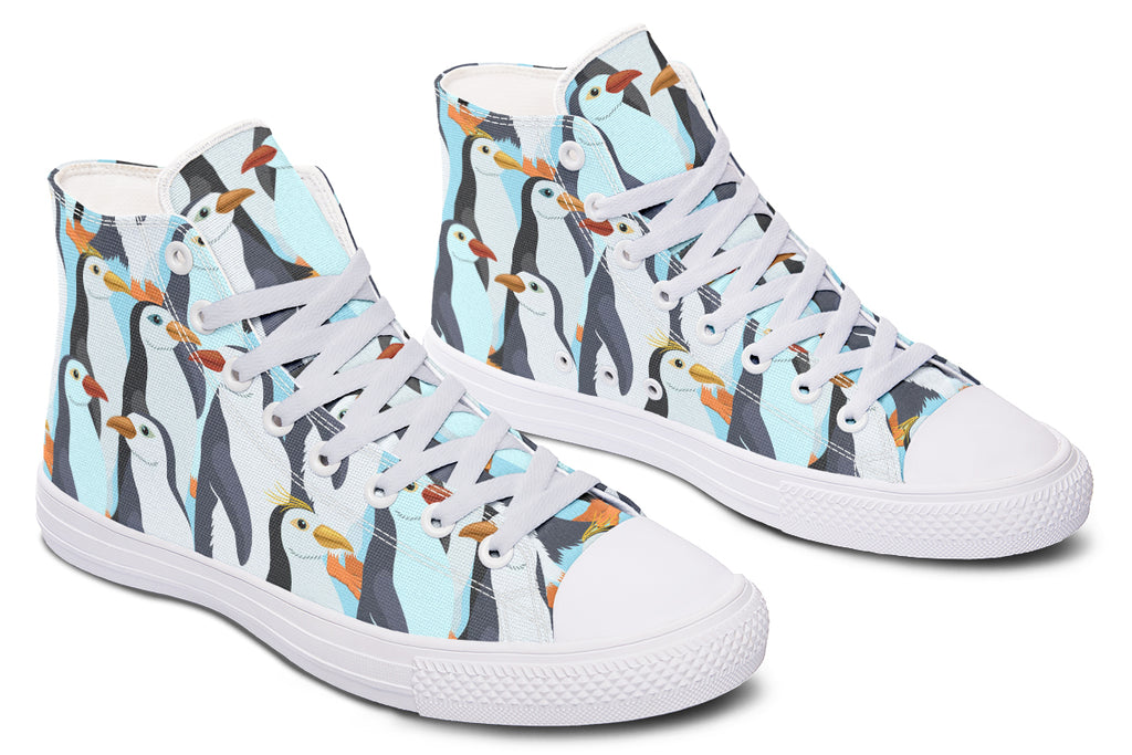 Penguin Party High Tops - Offbeat Sweetie