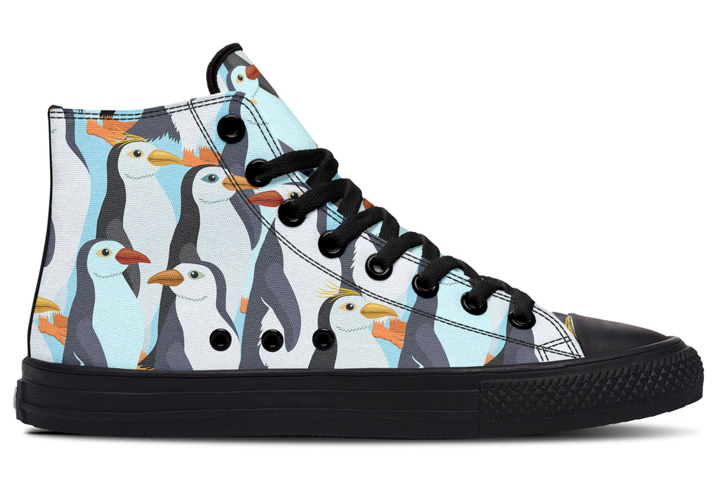 Penguin Party High Tops - Offbeat Sweetie