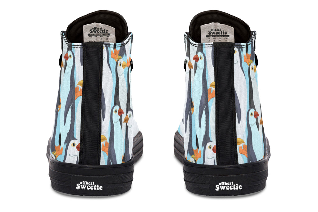 Penguin Party High Tops - Offbeat Sweetie