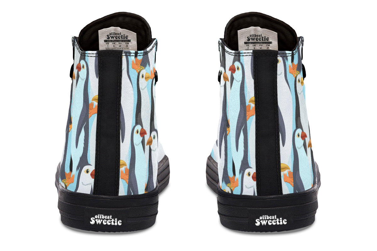 Penguin Party High Tops - Offbeat Sweetie