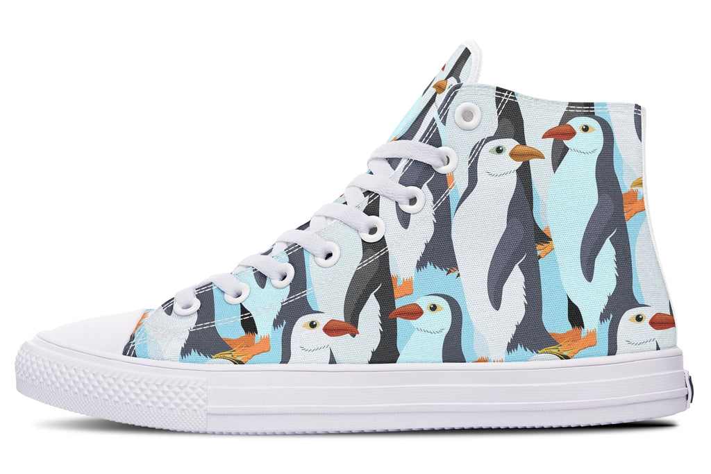 Penguin Party High Tops - Offbeat Sweetie