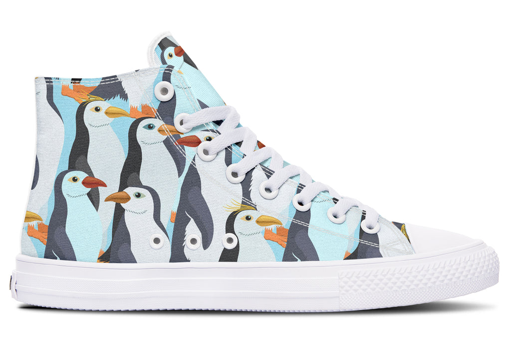 Penguin Party High Tops - Offbeat Sweetie