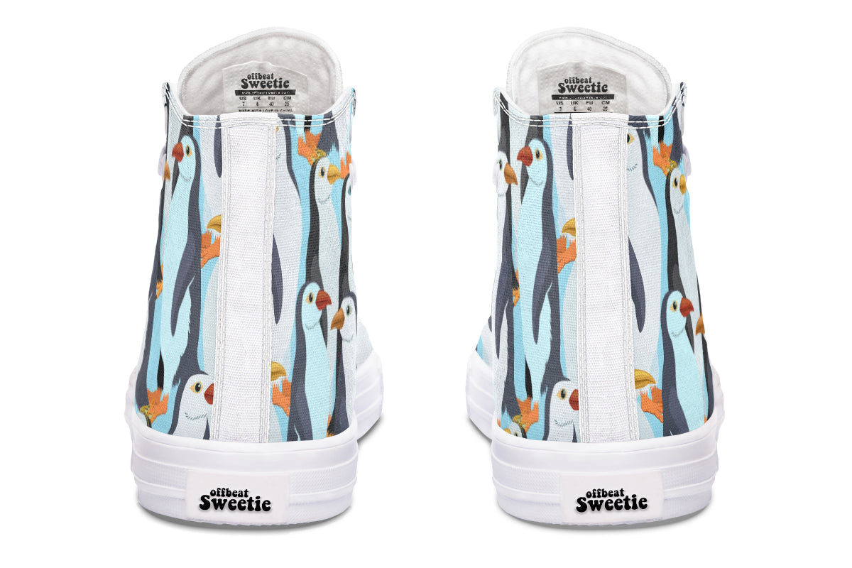 Penguin Party High Tops - Offbeat Sweetie
