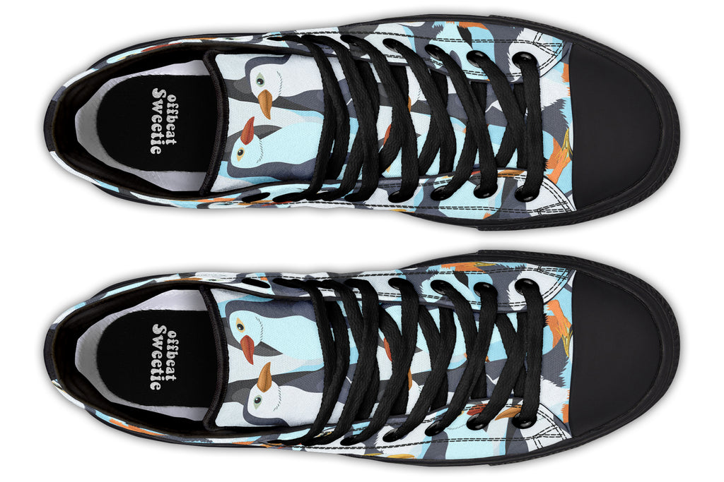 Penguin Party High Tops - Offbeat Sweetie