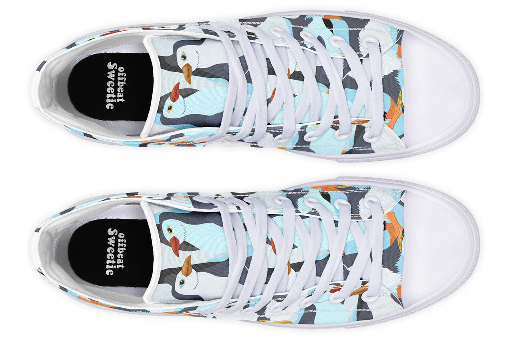 Penguin Party High Tops - Offbeat Sweetie