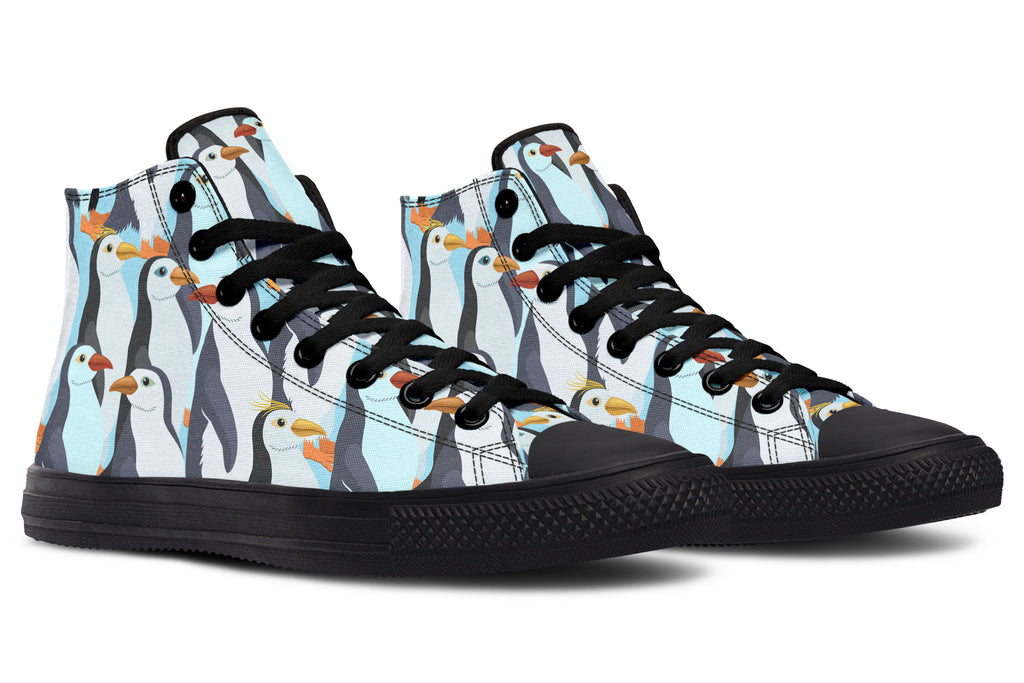 Penguin Party High Tops (Wide)