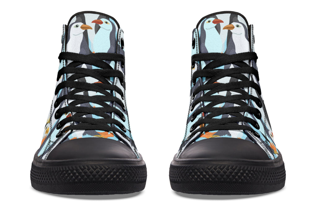 Penguin Party High Tops (Wide)