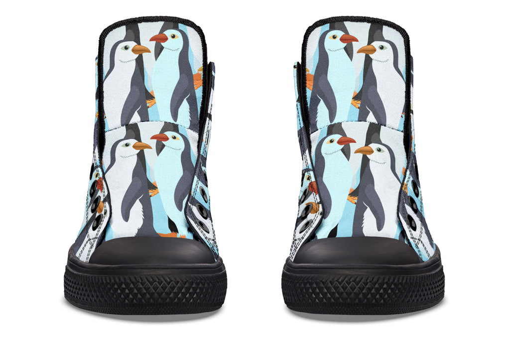 Penguin Party High Tops (Wide)