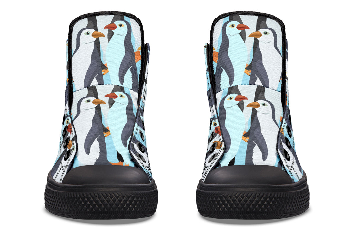 Penguin Party High Tops (Wide)