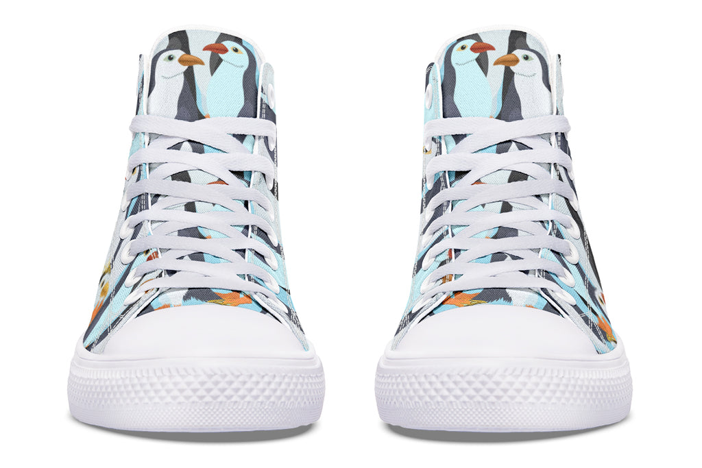 Penguin Party High Tops (Wide)