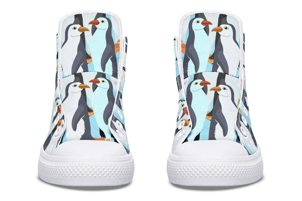 Penguin Party High Tops (Wide)