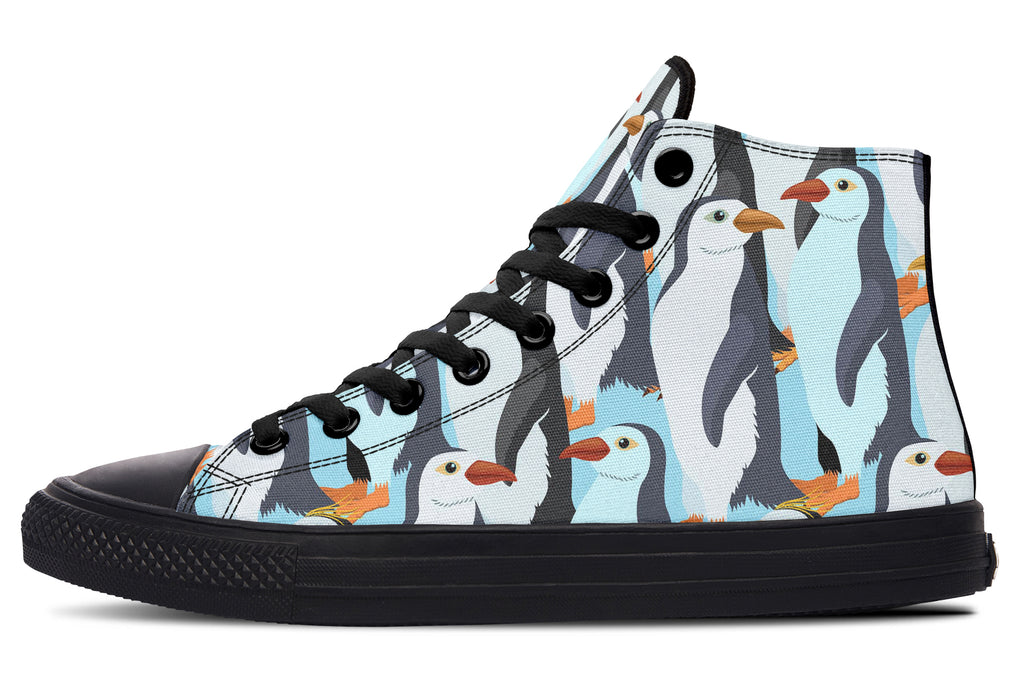 Penguin Party High Tops (Wide)