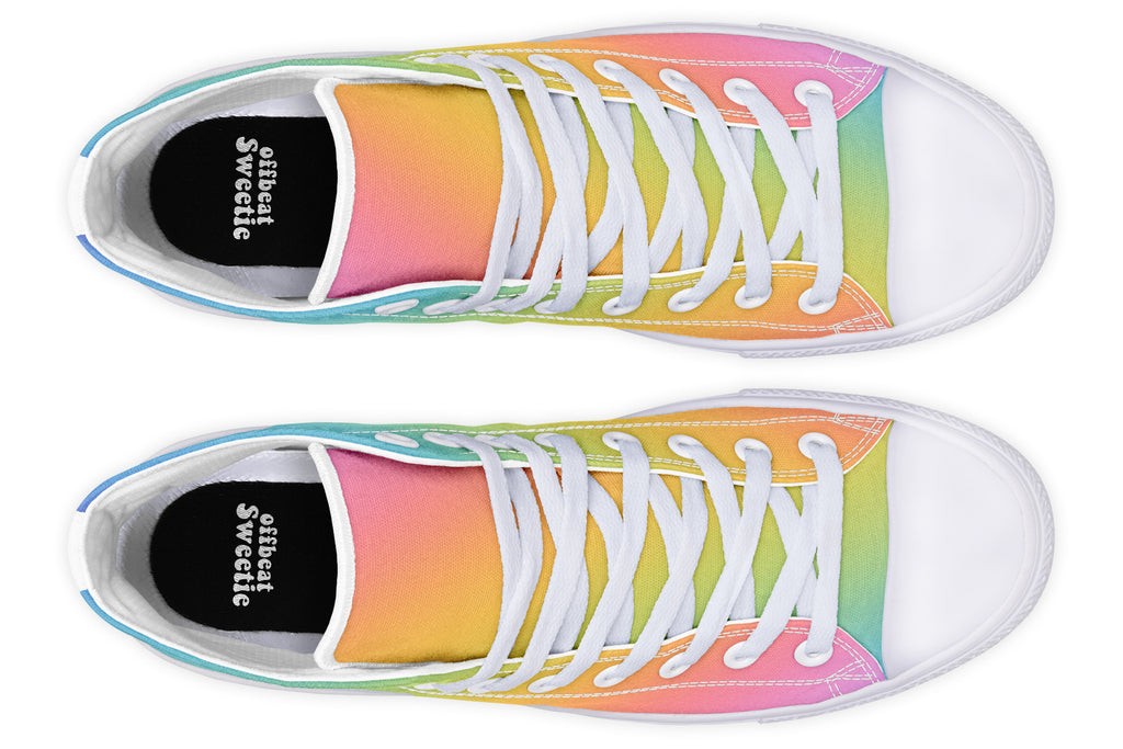 Fairy Floss High Tops - Offbeat Sweetie