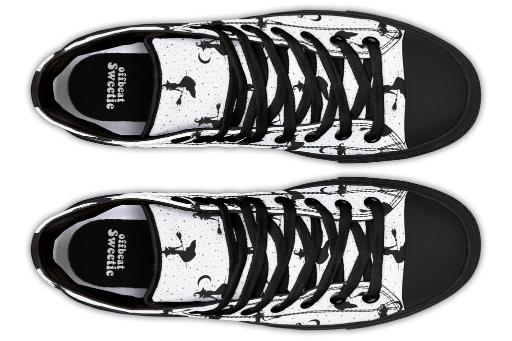 Flying Witches High Tops - Offbeat Sweetie