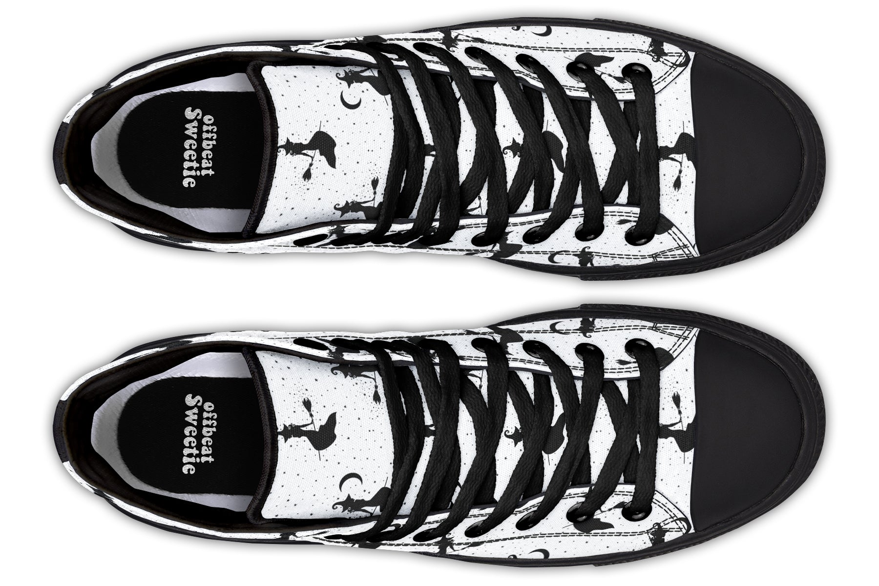 Flying Witches High Tops - Offbeat Sweetie