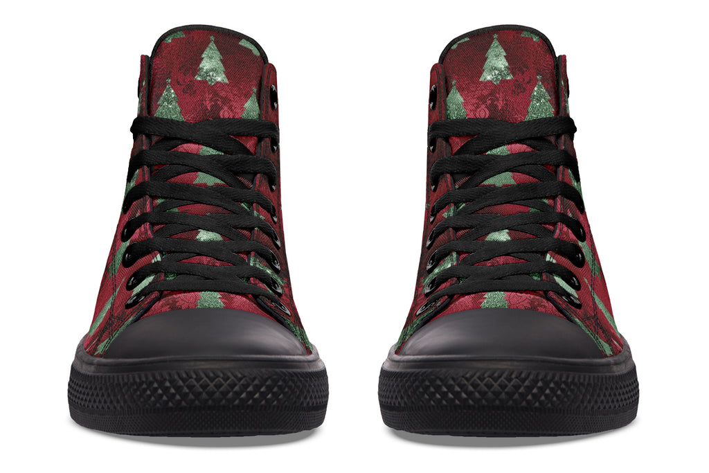 Glam Christmas High Tops - Offbeat Sweetie