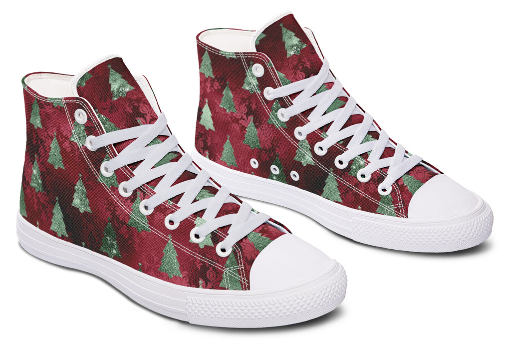 Glam Christmas High Tops - Offbeat Sweetie