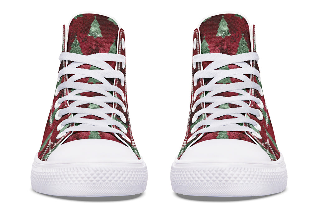 Glam Christmas High Tops - Offbeat Sweetie