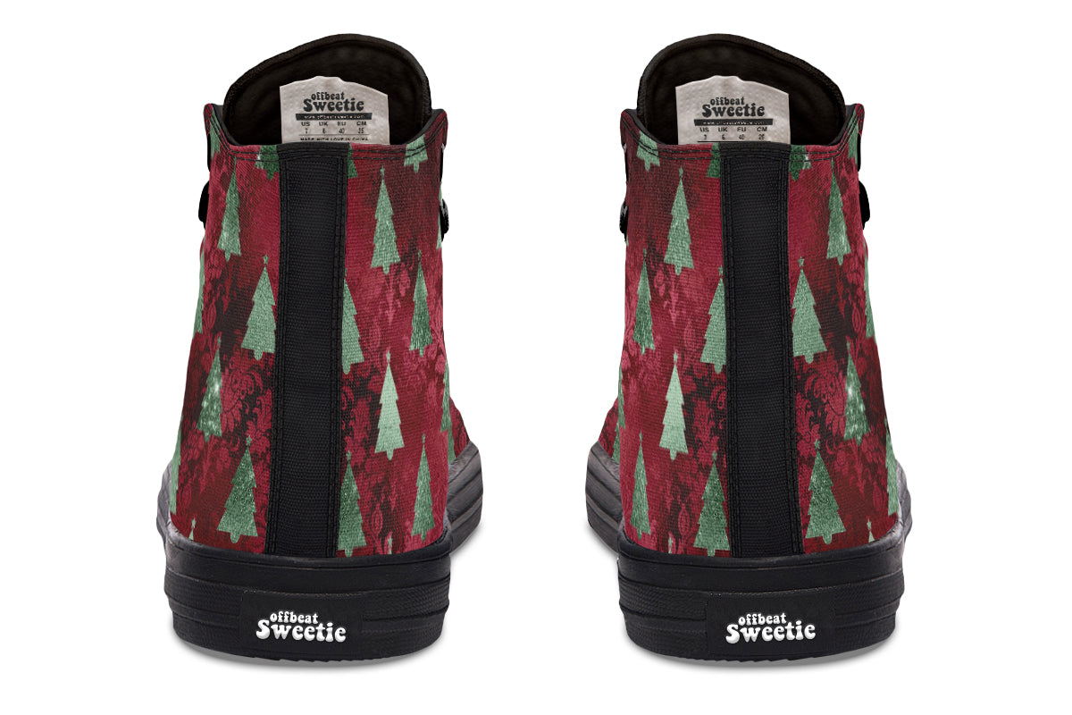 Glam Christmas High Tops - Offbeat Sweetie