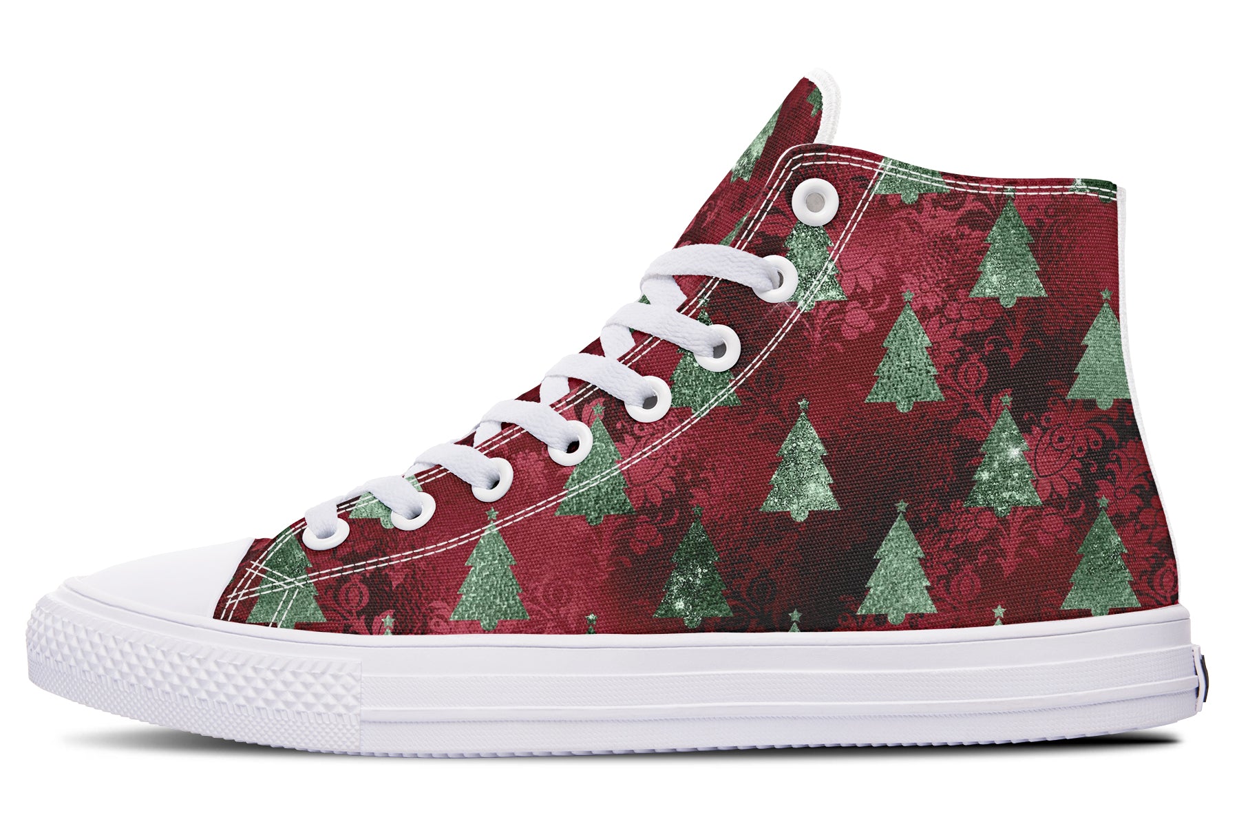 Glam Christmas High Tops - Offbeat Sweetie