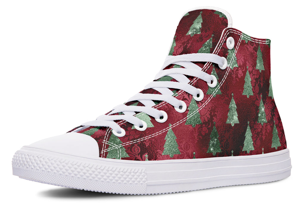 Glam Christmas High Tops (Wide)
