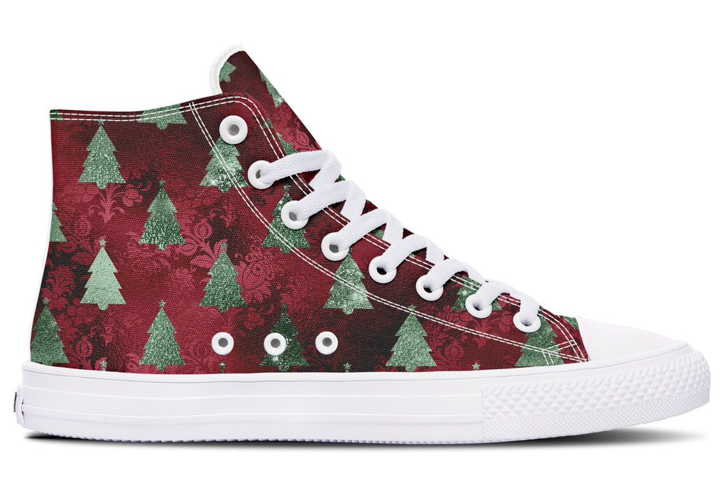 Glam Christmas High Tops (Wide)