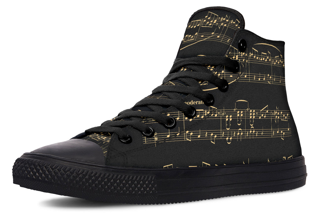 Midnight Melody High Tops (Wide)