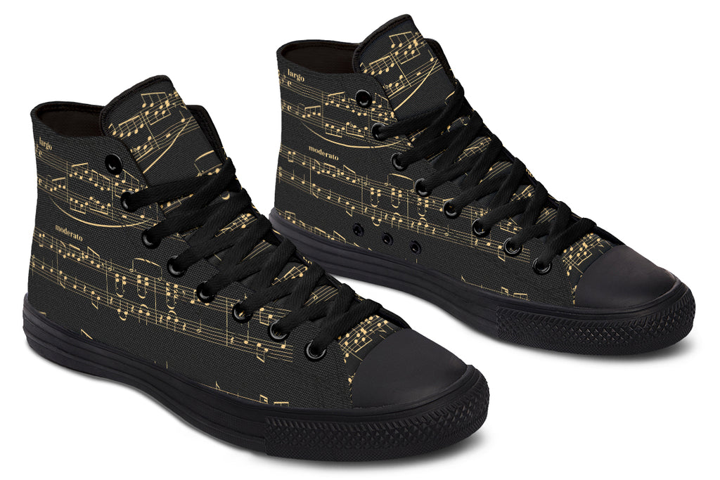 Midnight Melody High Tops (Wide)