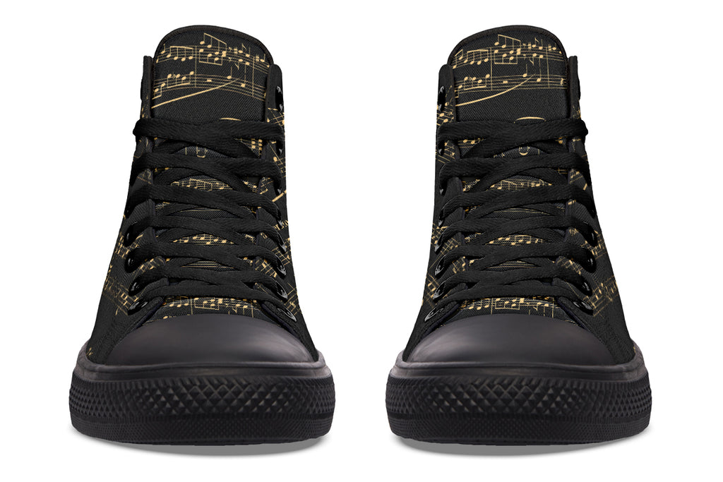 Midnight Melody High Tops (Wide)