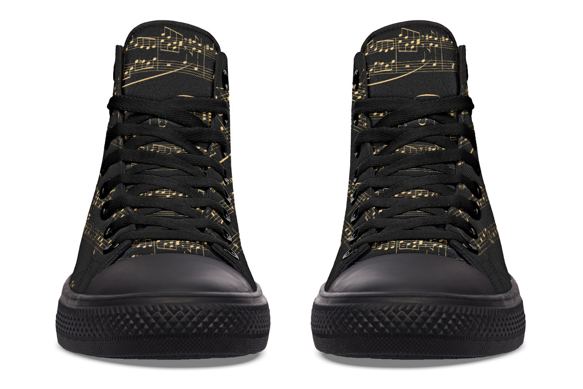 Midnight Melody High Tops (Wide)