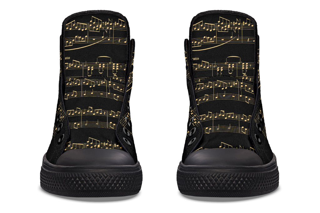 Midnight Melody High Tops (Wide)