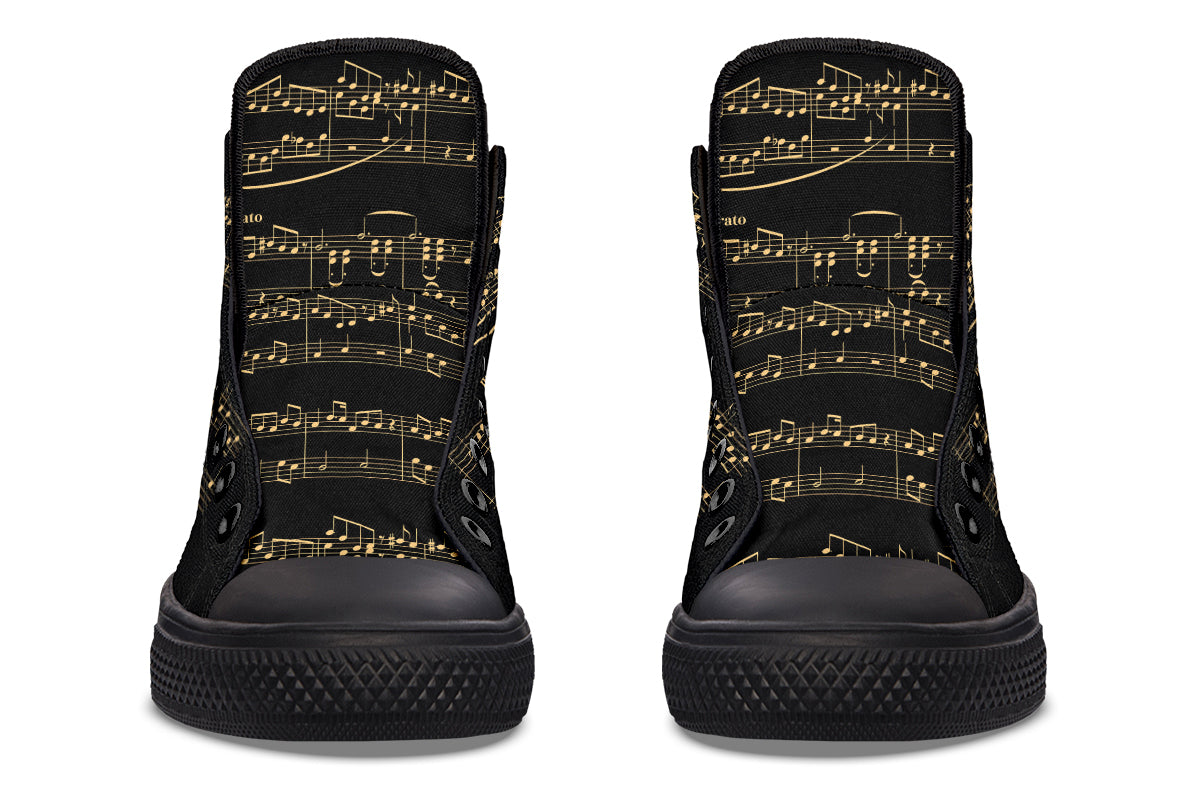 Midnight Melody High Tops (Wide)
