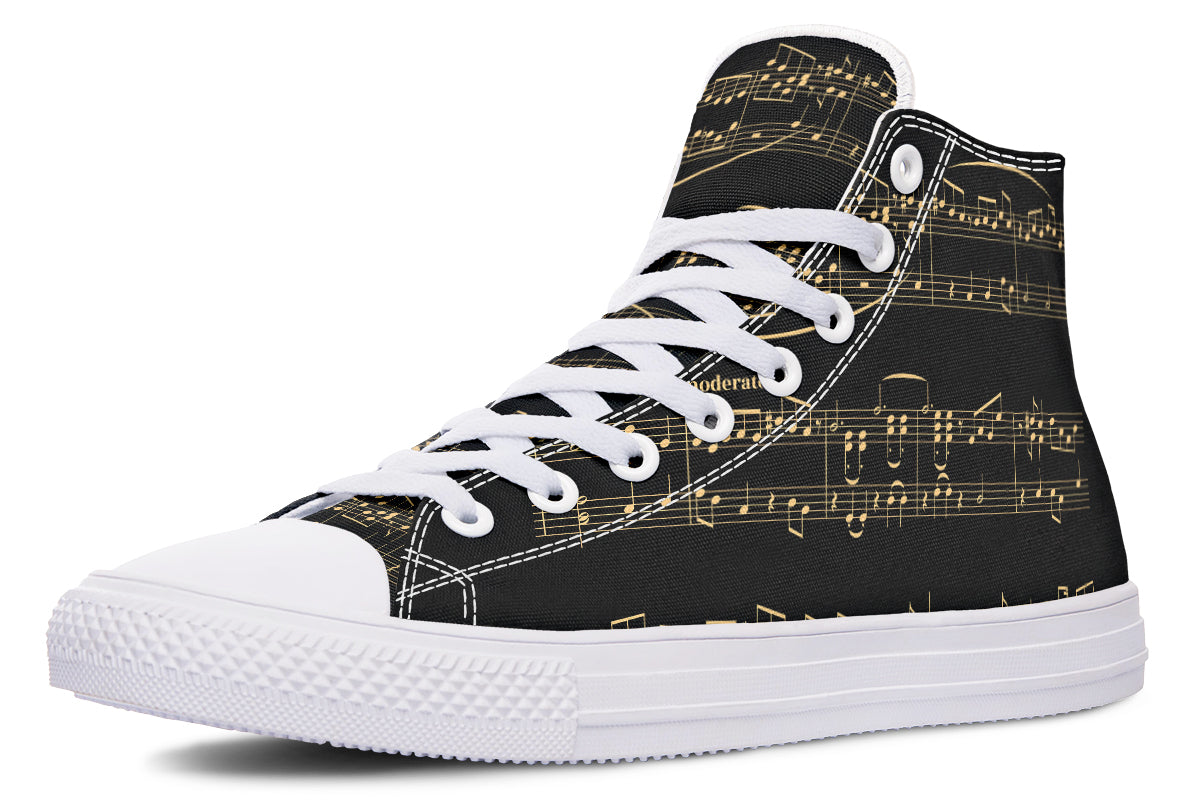Midnight Melody High Tops (Wide)