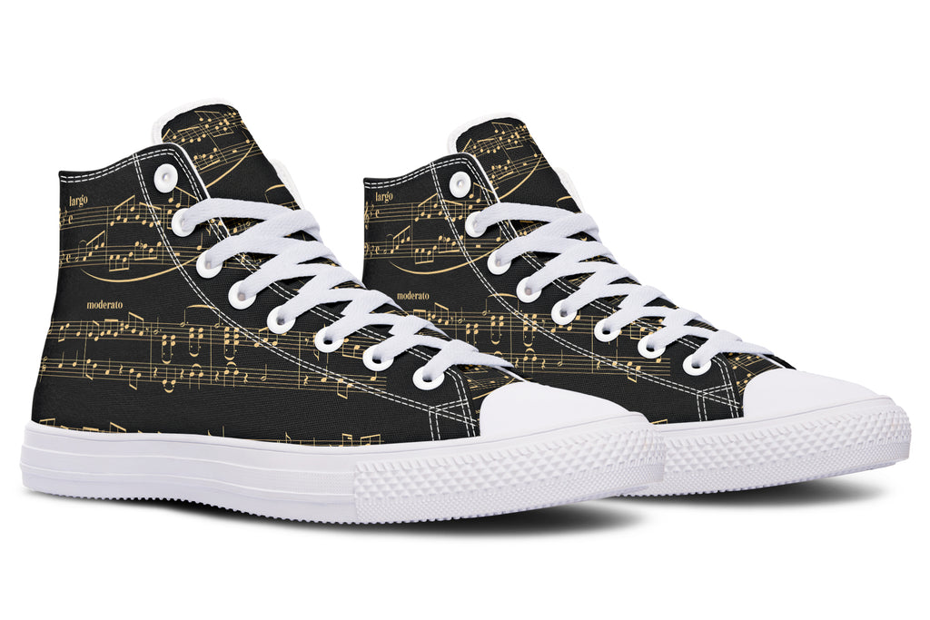 Midnight Melody High Tops (Wide)